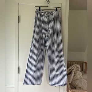 Zara Striped Poplin Pants